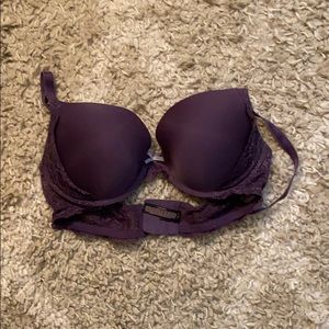 Purple dream angels push up bra